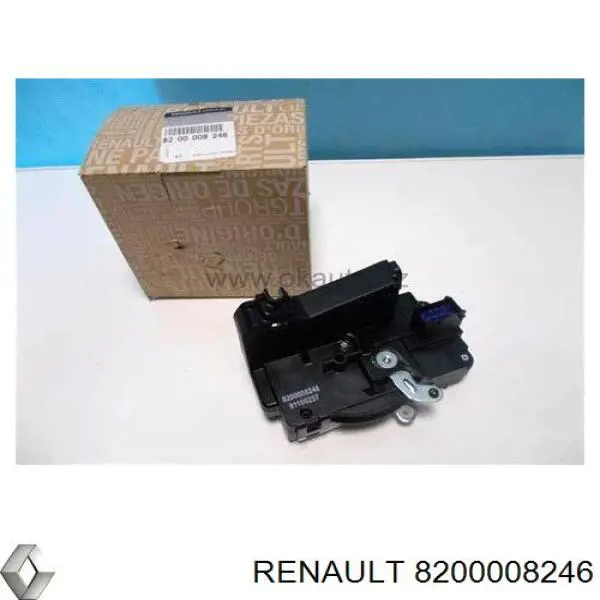 91166237 Renault (RVI) Zamek drzwi przednich lewych
