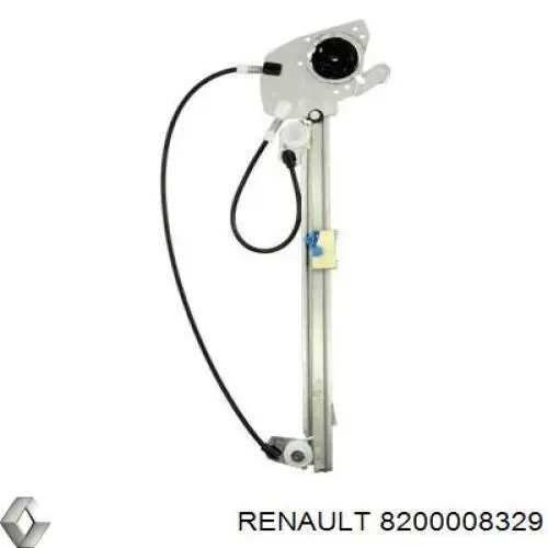 Mechanizm podnoszenia szyby drzwi tylnych lewych Renault (RVI) 8200008329 cena, od 61,29 USD