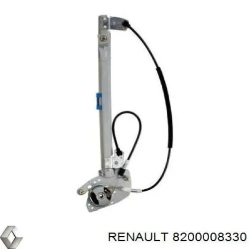 Mechanizm podnoszenia szyby drzwi tylnych prawych Renault (RVI) 8200008330 cena, od 62,99 USD