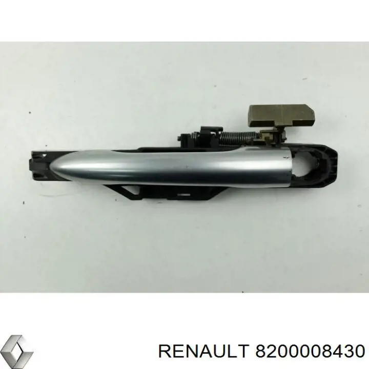 Pałąk zewnętrznej klamki drzwi tylnych lewych Renault (RVI) 8200008430 cena, od 41,24 USD