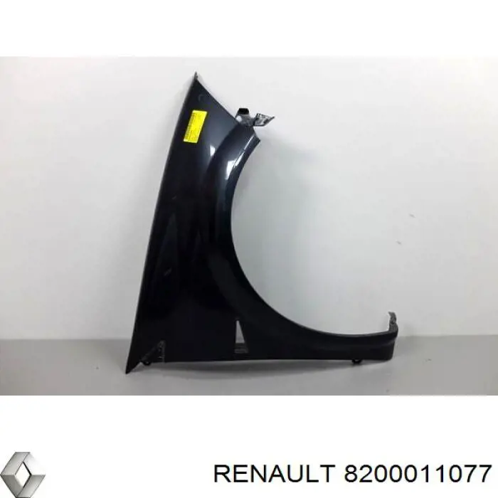 Błotnik przedni prawy Renault (RVI) 8200011077 cena, od 90,36 USD