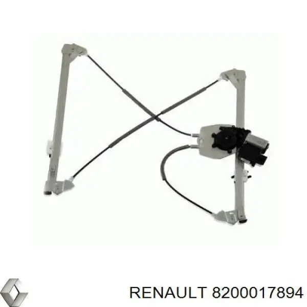 8200017894 Renault (RVI) Mechanizm podnoszenia szyby drzwi przednich prawych