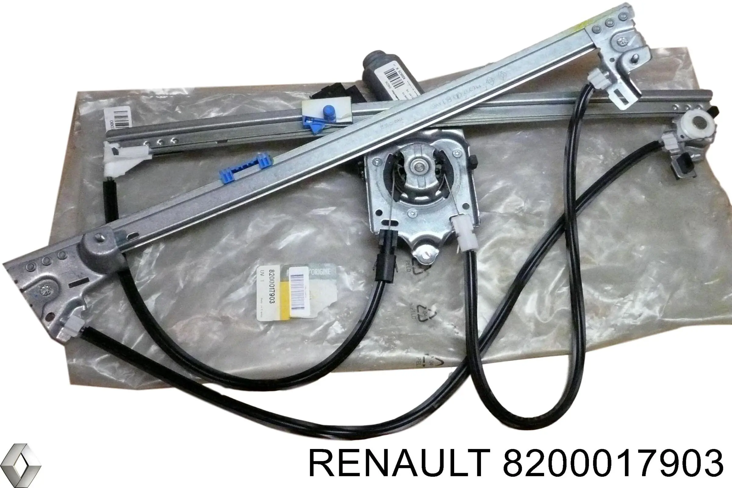 Do koszyka 8200017903 Renault (RVI) Mechanizm podnoszenia szyby drzwi przednich lewych