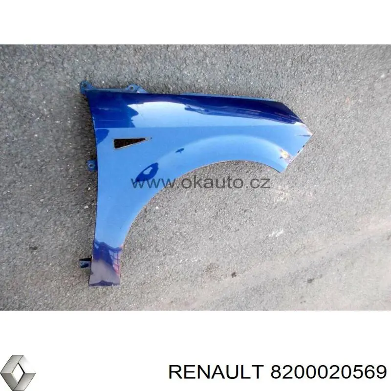 8200020569 Renault (RVI) Błotnik przedni prawy