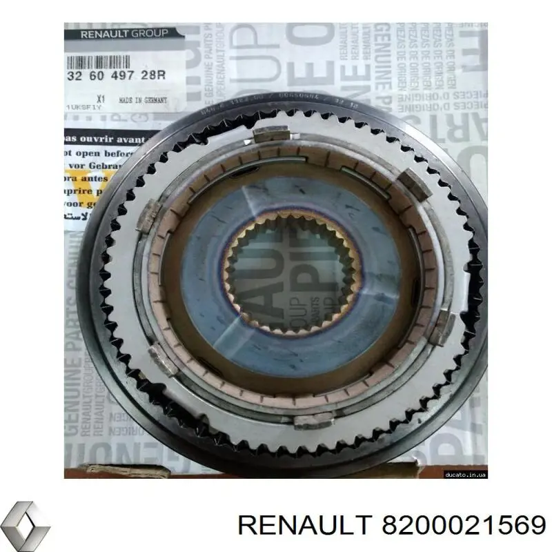 Synchronizator 1/2 biegu Renault (RVI) 8200021569 cena, od 224,75 USD