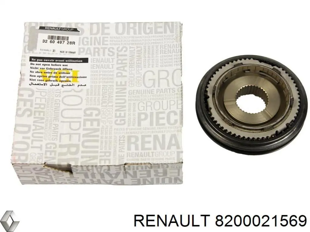 Synchronizator 1/2 biegu Renault (RVI) 8200021569 cena, od 210,65 USD