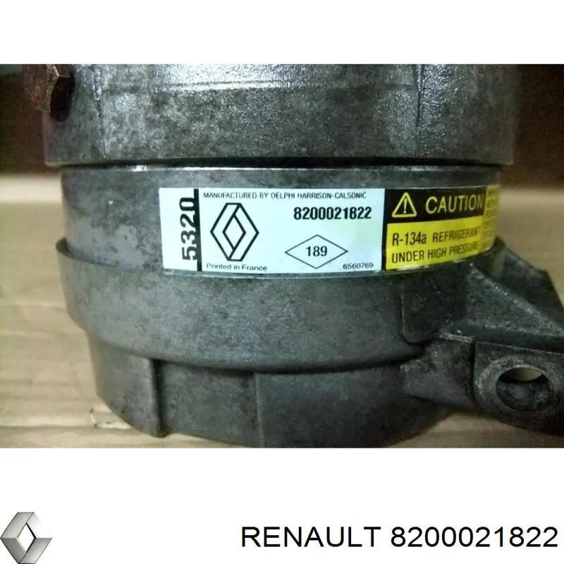 Sprężarka klimatyzacji Renault (RVI) 8200021822 cena, od 43,04 USD