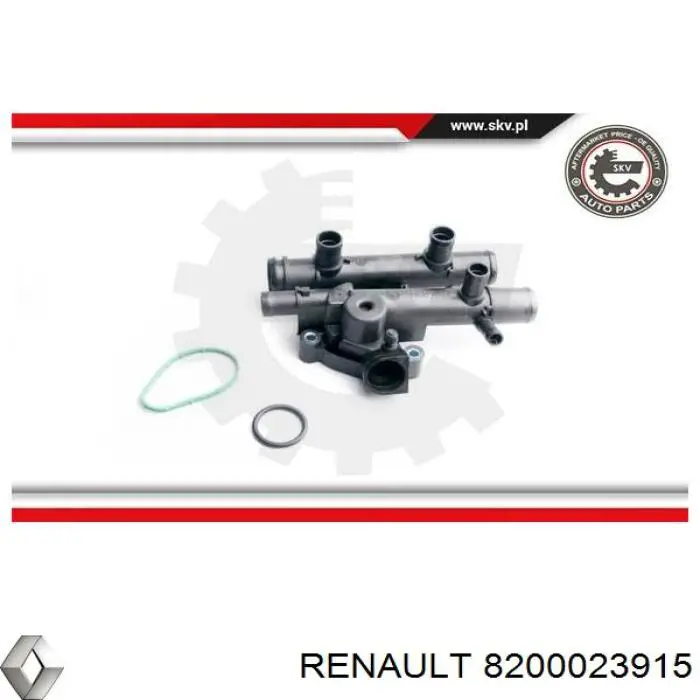 Obudowa termostatu 8200023915 Renault (RVI)