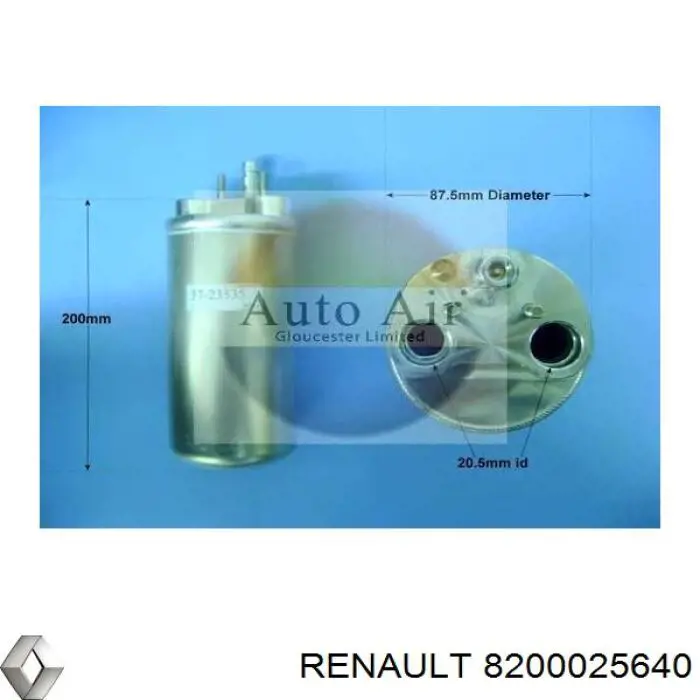 Osuszacz klimatyzacji Renault (RVI) 8200025640 cena, od 44,31 USD