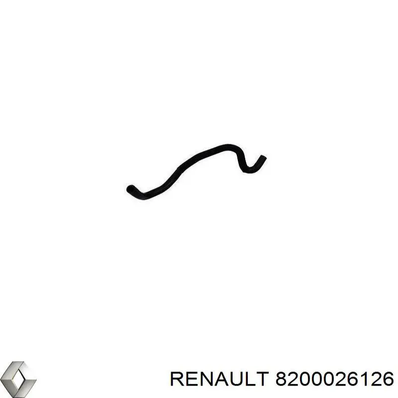 Do koszyka 8200026126 Renault (RVI) Przewód (króciec) układu chłodzenia