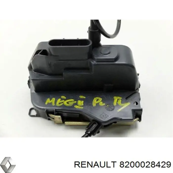 Zamek drzwi tylnych prawych Renault Megane II hatchback (BM0, CM0, BM1, CM1) (2002 - 2012) cena, od 49,44 USD