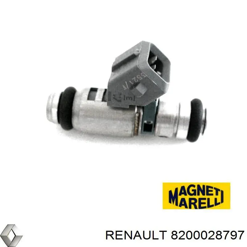 Do koszyka 8200028797 Renault (RVI) Wtryskiwacz paliwa