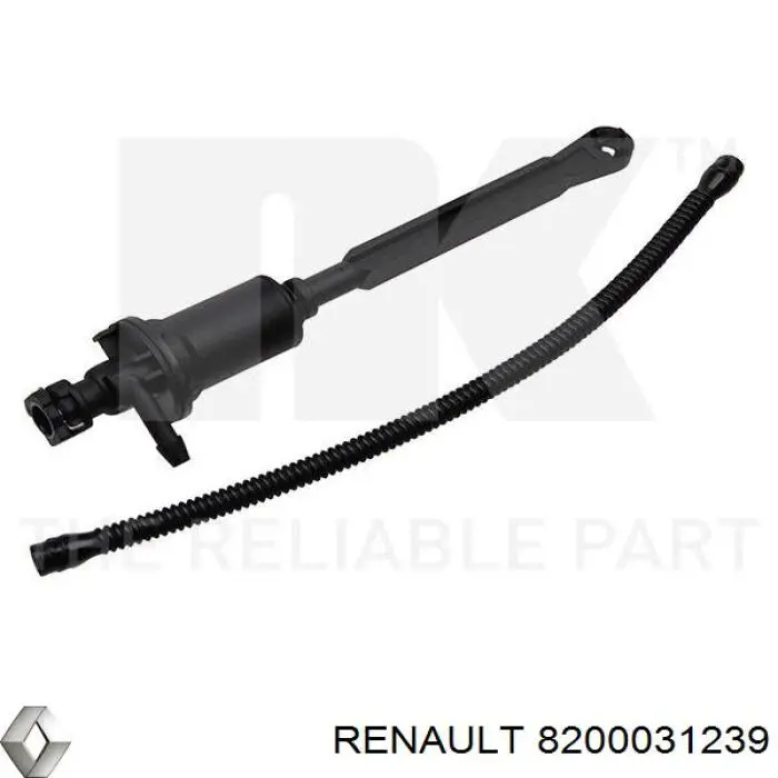 Cylinder sprzęgła główny Renault (RVI) 8200031239 cena, od 43,95 USD