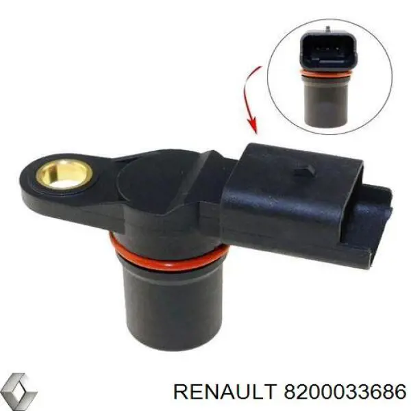 Do koszyka 8200033686 Renault (RVI) Czujnik położenia wałka rozrządu