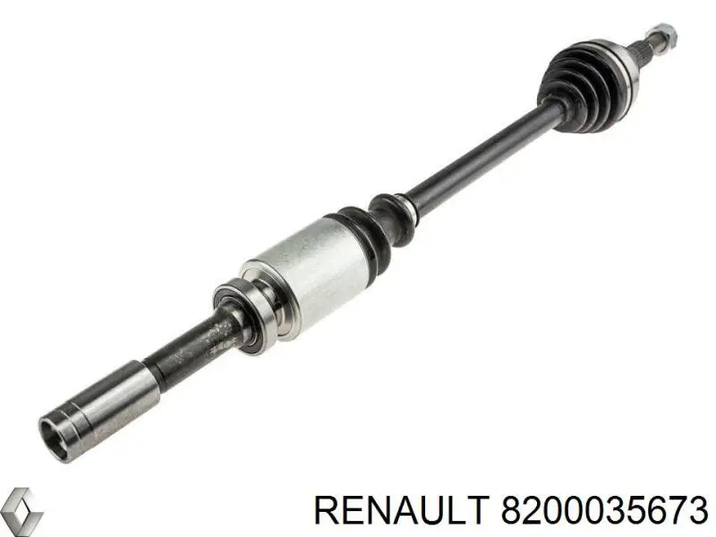 Półoś napędowa przednia prawa Renault (RVI) 8200035673 cena, od 74,91 USD
