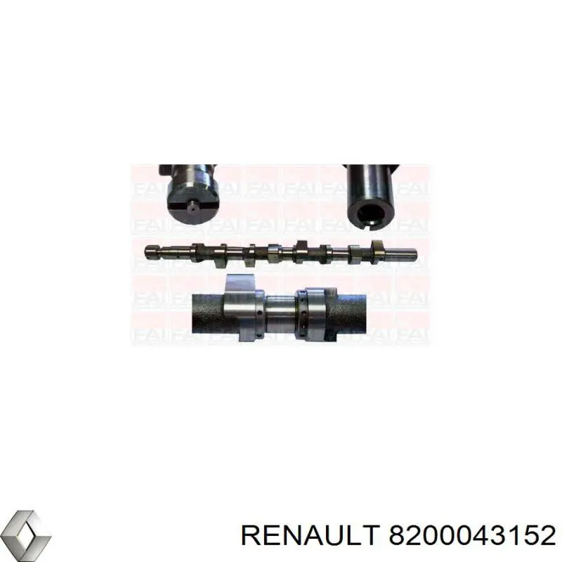 Wał rozrządu silnika Renault (RVI) 8200043152 cena, od 217,41 USD