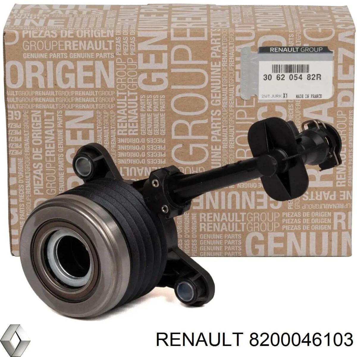 Cylinder roboczy sprzęgła (wysprzęglik) w komplecie z łożyskiem wyciskowym Renault (RVI) 8200046103 cena, od 49,33 USD