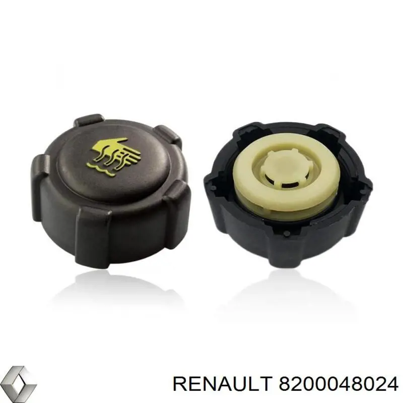 Do koszyka 8200048024 Renault (RVI) Pokrywa (korek) zbiornika wyrównawczego