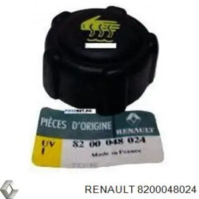 Do koszyka 8200048024 Renault (RVI) Pokrywa (korek) zbiornika wyrównawczego