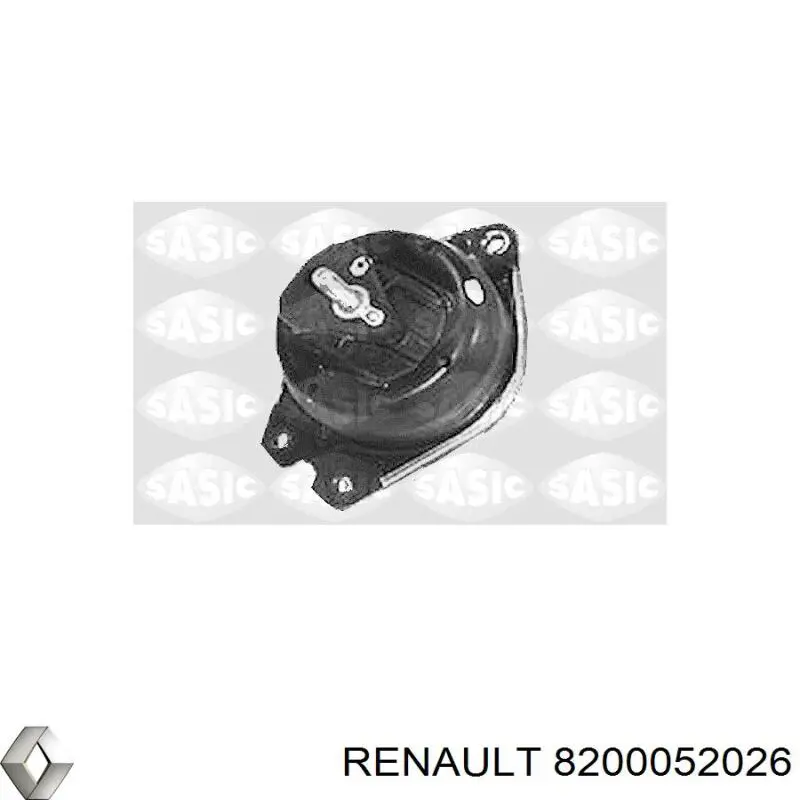 Do koszyka 8200052026 Renault (RVI) Poduszka (podpora) silnika prawa