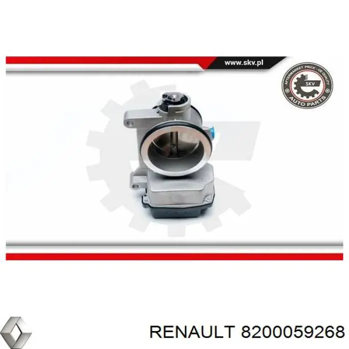 8200059268 Renault (RVI) Przepustnica, komplet