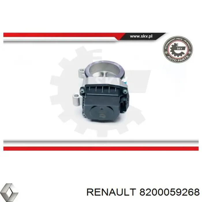 Przepustnica, komplet Renault (RVI) 8200059268 cena, od 148,96 USD
