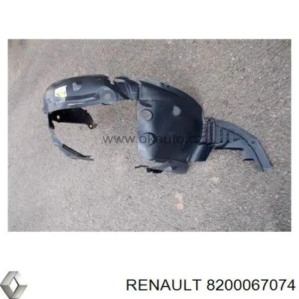 Nadkole błotnika przedniego lewe Renault (RVI) 8200067074 cena, od 18,03 USD