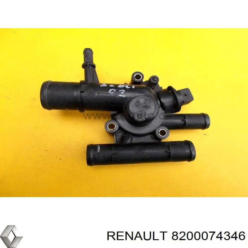 Do koszyka 8200074346 Renault (RVI) Obudowa termostatu