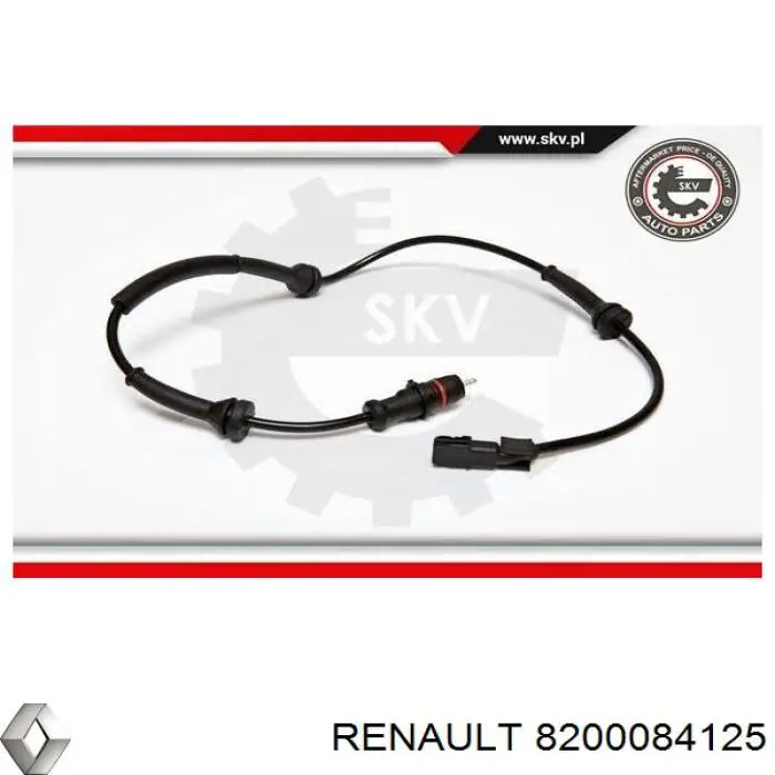 Czujnik ABS przedni Renault (RVI) 8200084125 cena, od 20,97 USD