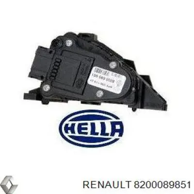 8200089851 Renault (RVI) Czujnik położenia pedału przyspieszenia (gazu)