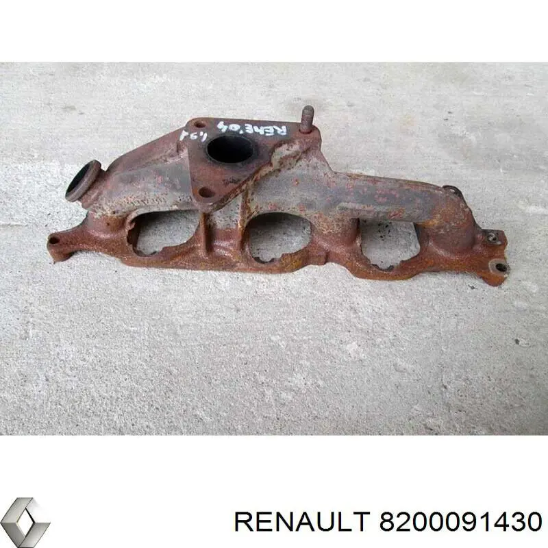  Kolektor wydechowy Renault Laguna 1