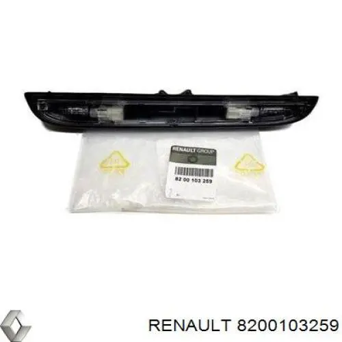 Do koszyka 8200103259 Renault (RVI) Lampa oświetlenia tylnej tablicy rejestracyjnej