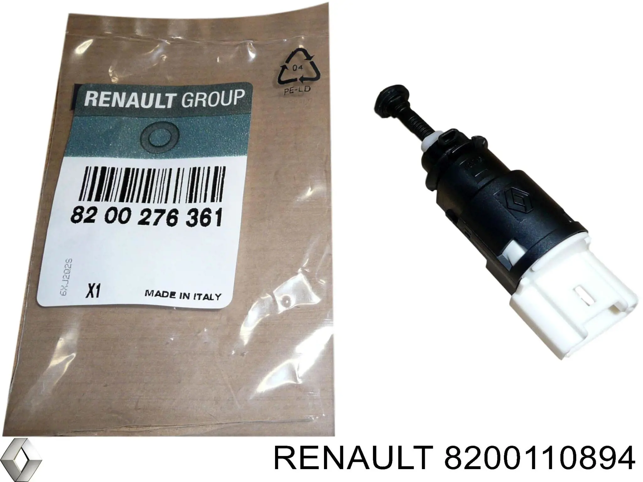 Do koszyka 8200110894 Renault (RVI) Czujnik włącznika świała stop