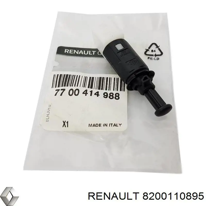 Czujnik włącznika świała stop Renault (RVI) 8200110895 cena, od 6,94 USD