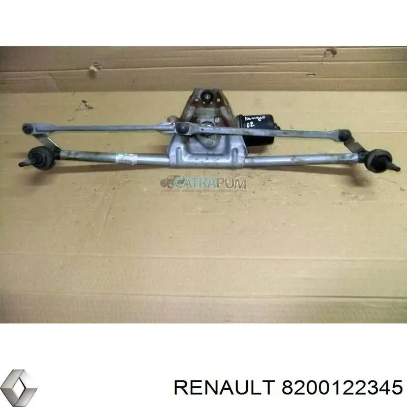 Mechanizm wycieraczek 8200122345 Renault (RVI)
