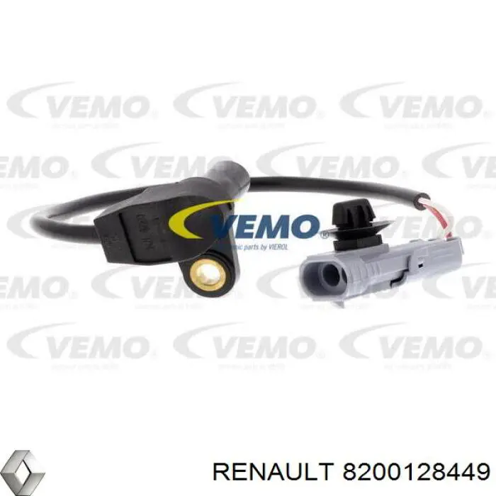 Do koszyka 8200128449 Renault (RVI) Czujnik położenia wału korbowego