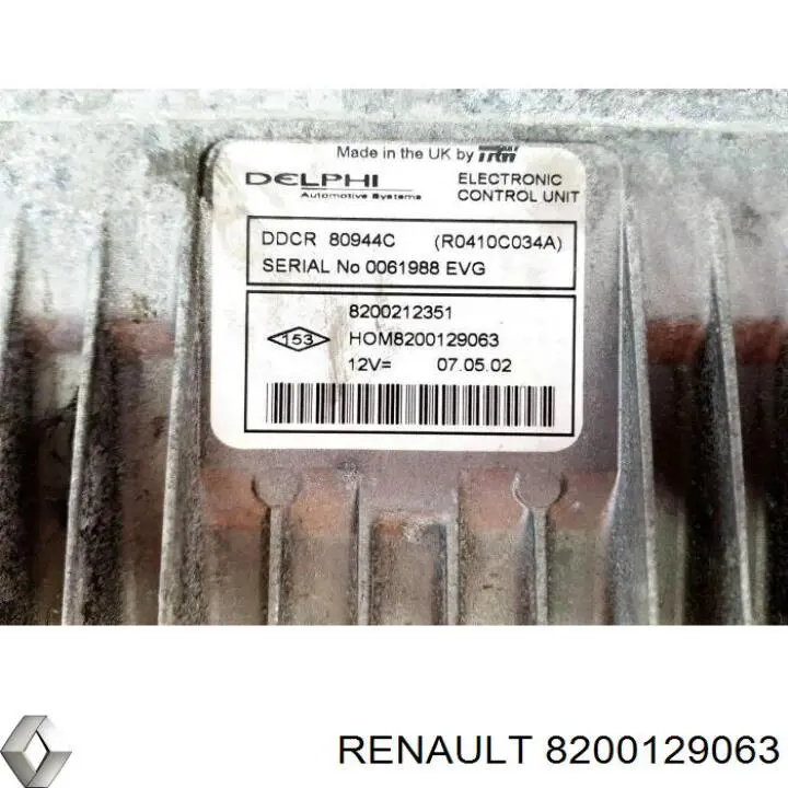 Sterownik silnika do Renault Clio III GRANDTOUR KR01