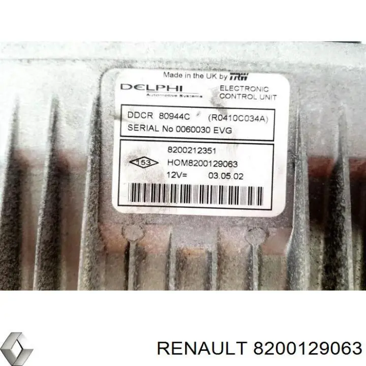 Sterownik silnika Renault Clio III GRANDTOUR kombi (KR01) (2008 - 2026) cena, od 112,82 USD