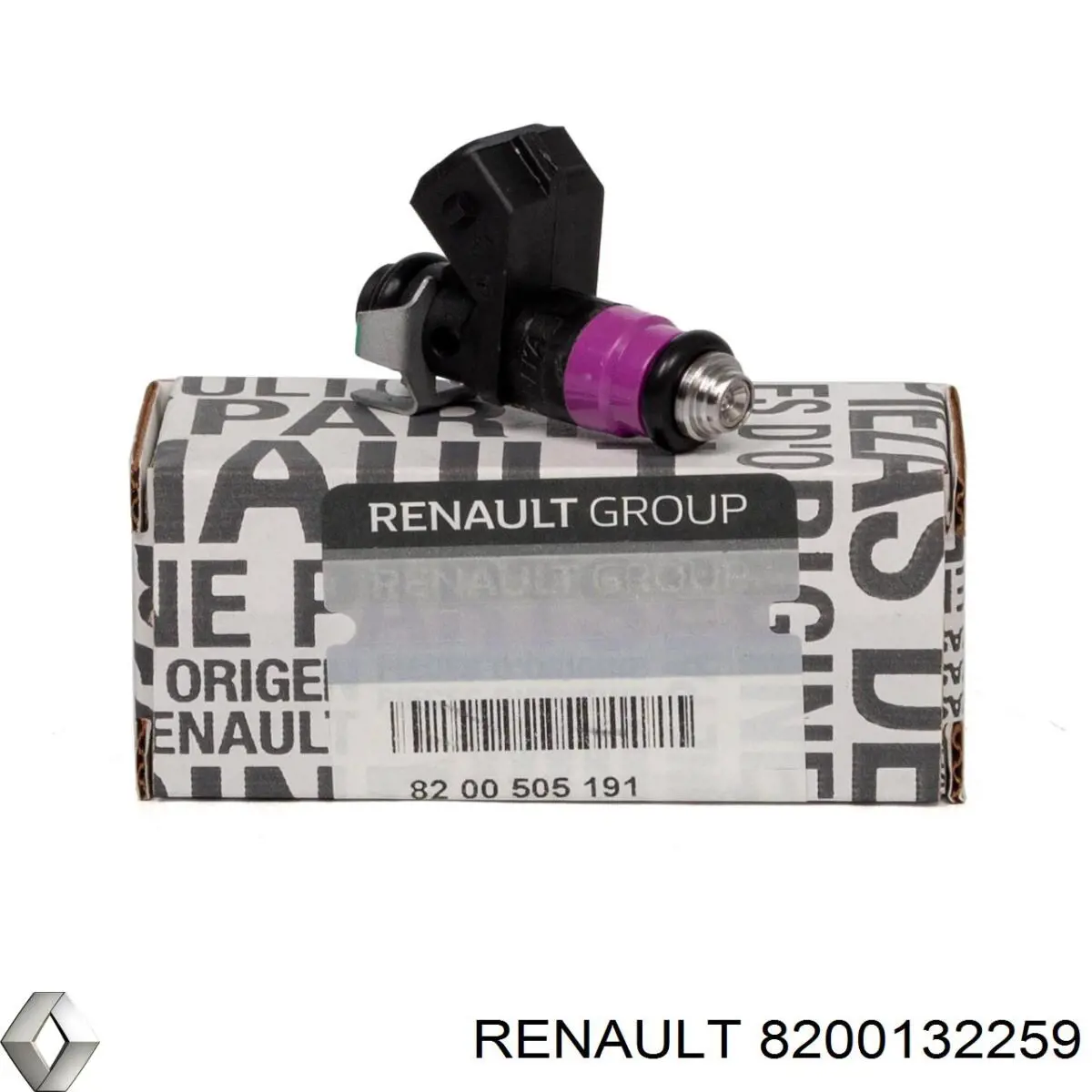 Do koszyka 8200132259 Renault (RVI) Wtryskiwacz paliwa