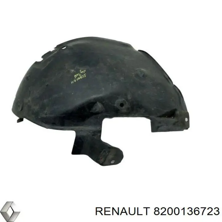 Nadkole błotnika przedniego lewe przednie Renault (RVI) 8200136723 cena, od 26,62 USD
