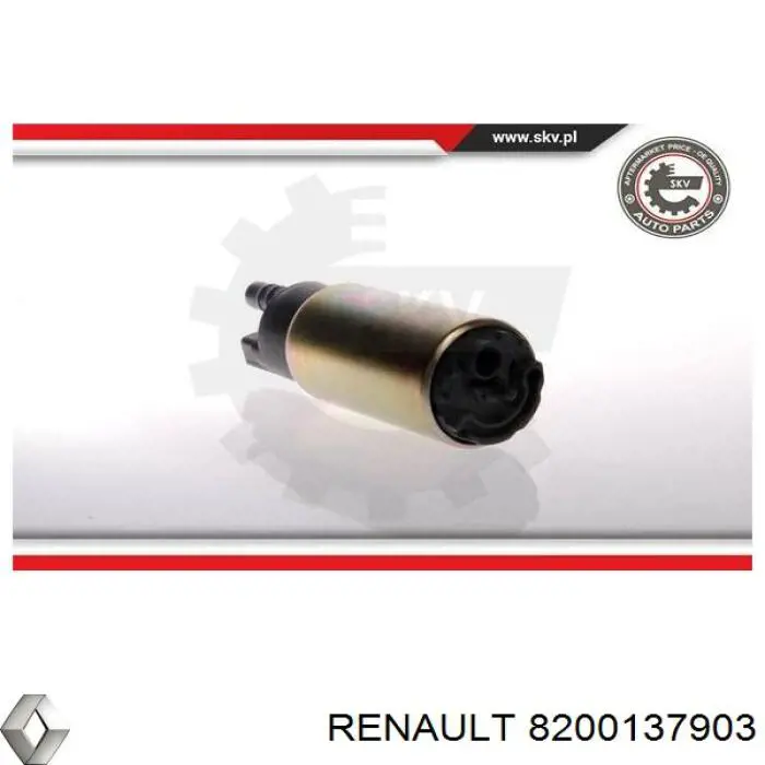 Element-turbina pompy paliwa Renault (RVI) 8200137903 cena, od 33,02 USD