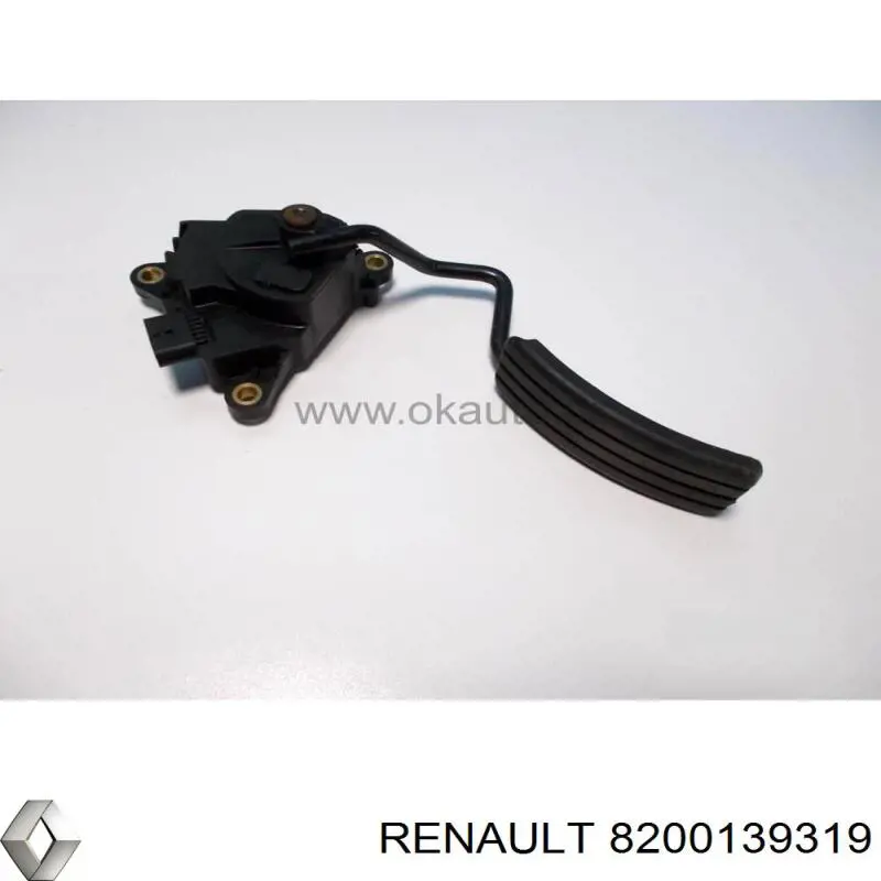 Pedał przyspieszenia (gazu) Renault Modus minivan (JP0) (2004 - 2012) cena, od 64,72 USD