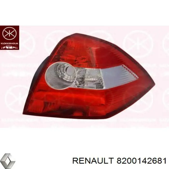 8200142681 Renault (RVI) Lampa zespolona tylna prawa