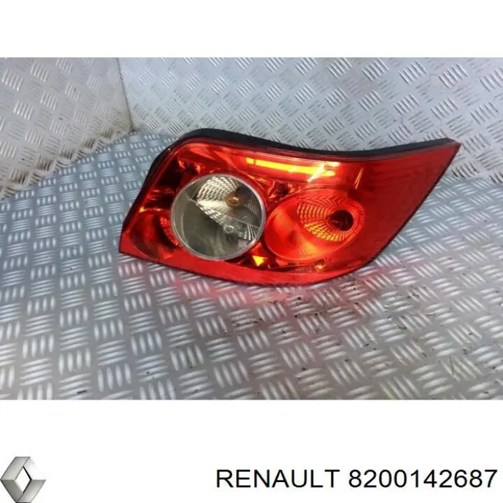 Lampa zespolona tylna prawa Renault (RVI) 8200142687 cena, od 103,86 USD