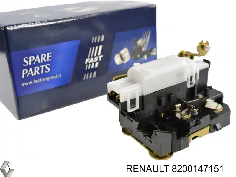 Zamek drzwi przednich lewych Renault (RVI) 8200147151 cena, od 136,88 USD