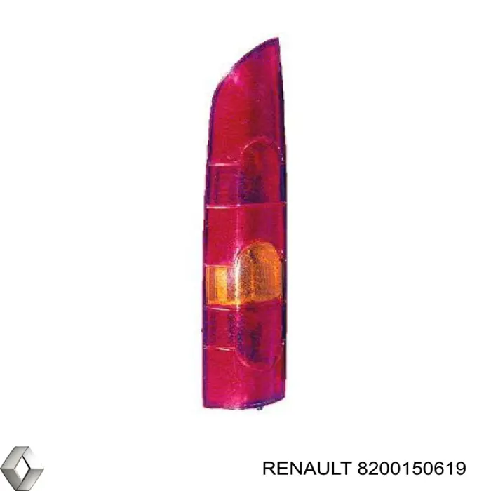 Do koszyka 8200150619 Renault (RVI) Lampa zespolona tylna lewa