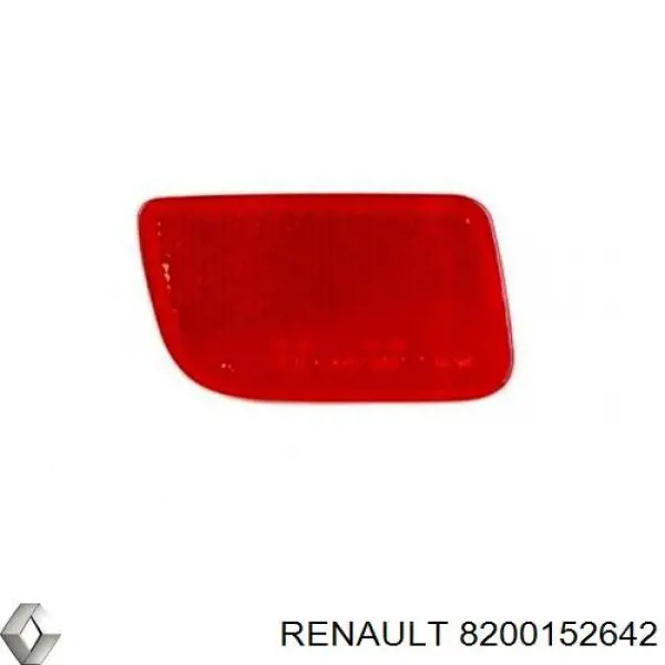 8200152642 Renault (RVI) Lampa odblaskowa zderzaka tylnego lewa