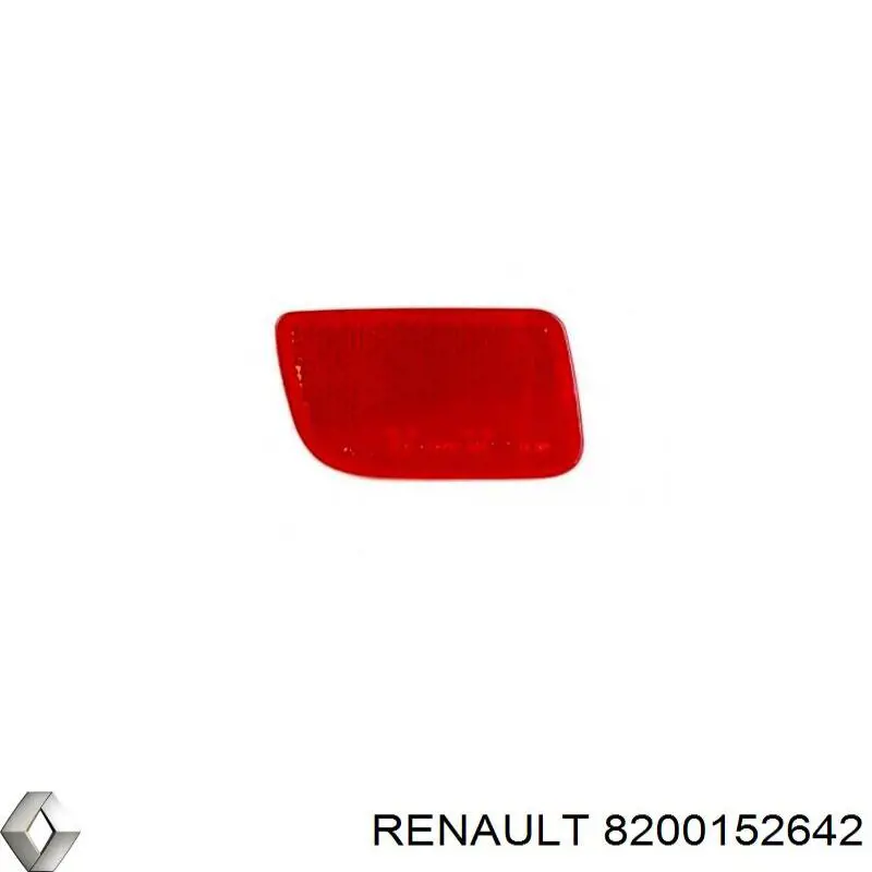 Lampa odblaskowa zderzaka tylnego lewa Renault (RVI) 8200152642 cena, od 10,72 USD