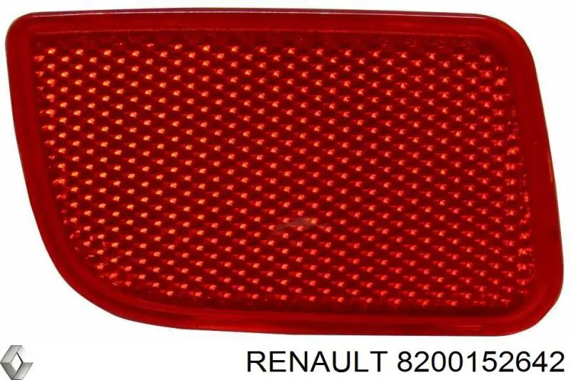 8200152642 Renault (RVI) Lampa odblaskowa zderzaka tylnego lewa