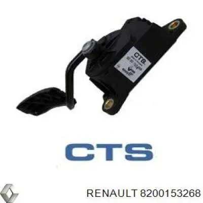 Do koszyka 8200153268 Renault (RVI) Pedał przyspieszenia (gazu)